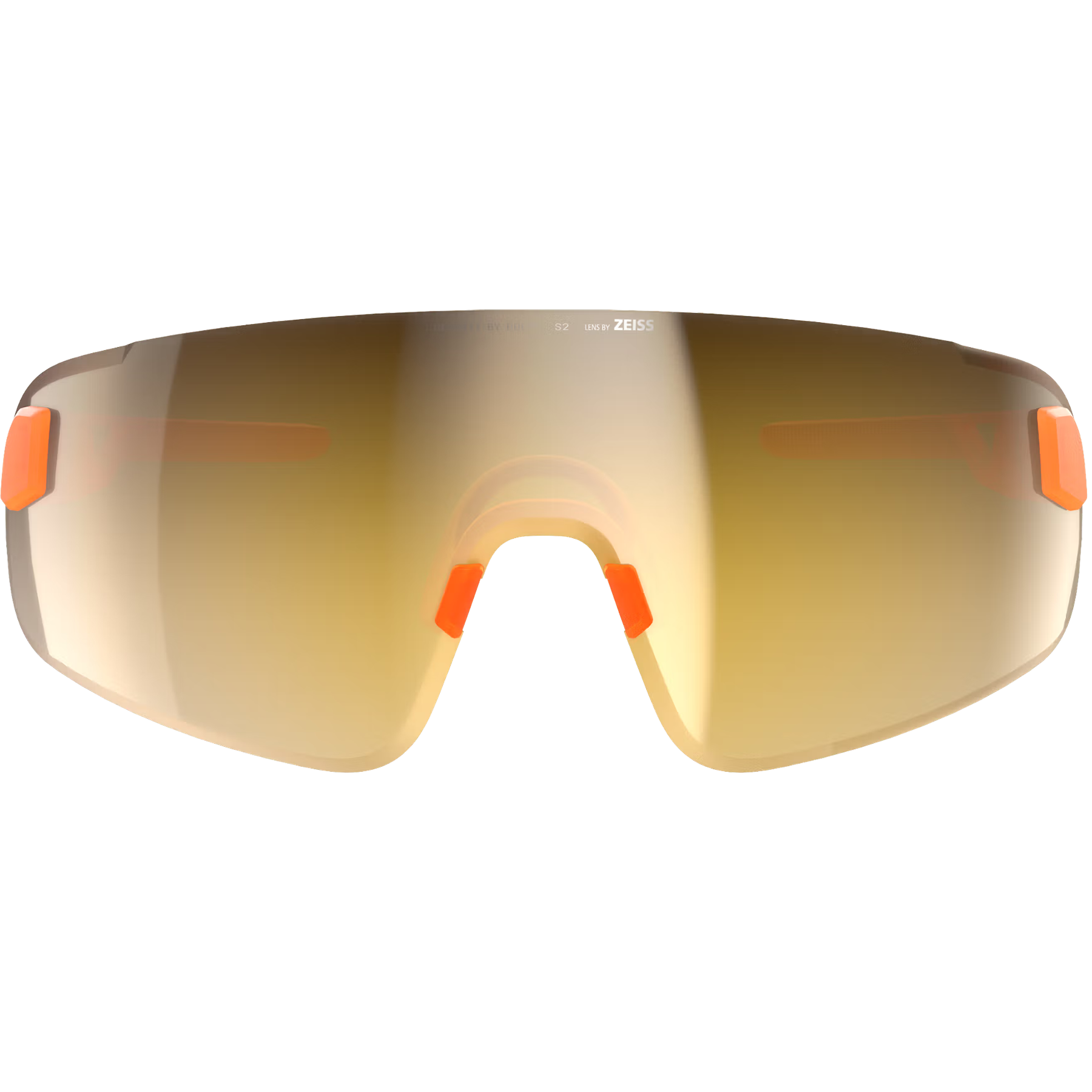 POC Elicit Toric One Sunglasses - Fluorescent Orange Clarity Road Partly Sunny Gold