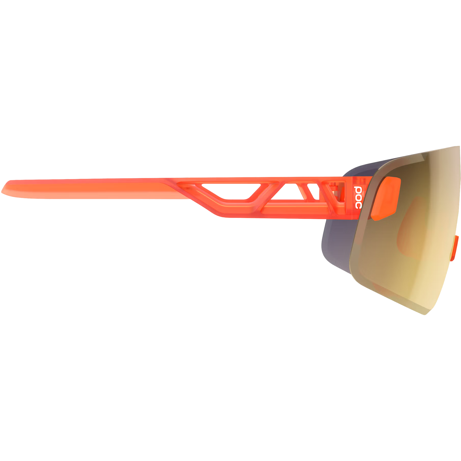 POC Elicit Toric One Sunglasses - Fluorescent Orange Clarity Road Partly Sunny Gold