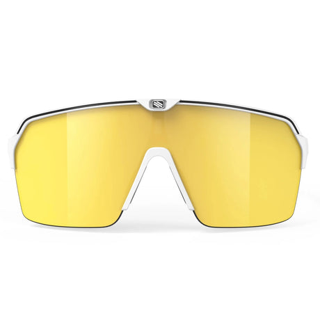 Lunettes Rudy Project Spinshield Air - White Matte Multilaser Gold