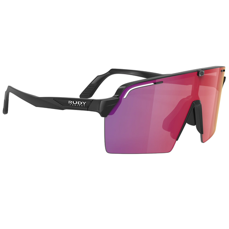 Occhiali Rudy Spinshield Pro - Black Gloss Multilaser Red Rudy Project