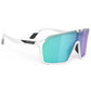 Glasses Rudy Project Spinshield - White Matte Racing green 