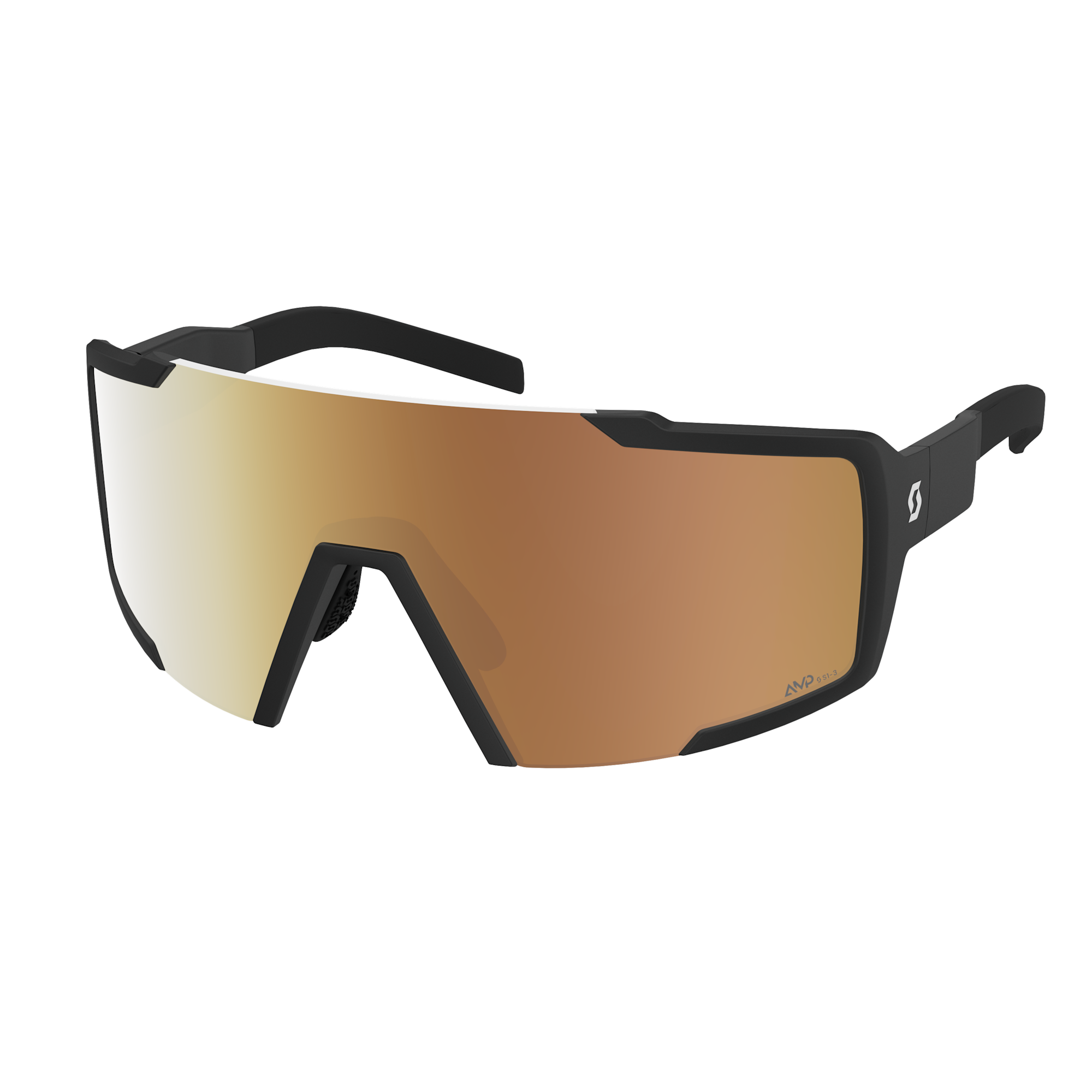 Gafas Scott Shield Compact - Black Amp Light Sensitive Gold Chrome