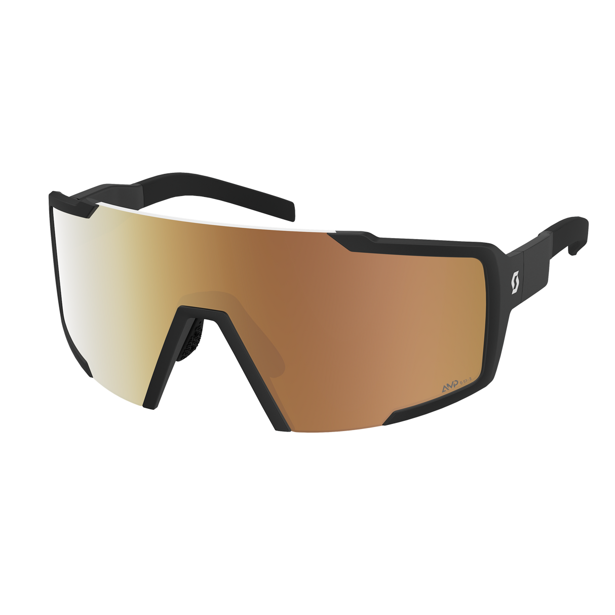 Gafas Scott Shield Compact - Black Amp Light Sensitive Gold Chrome