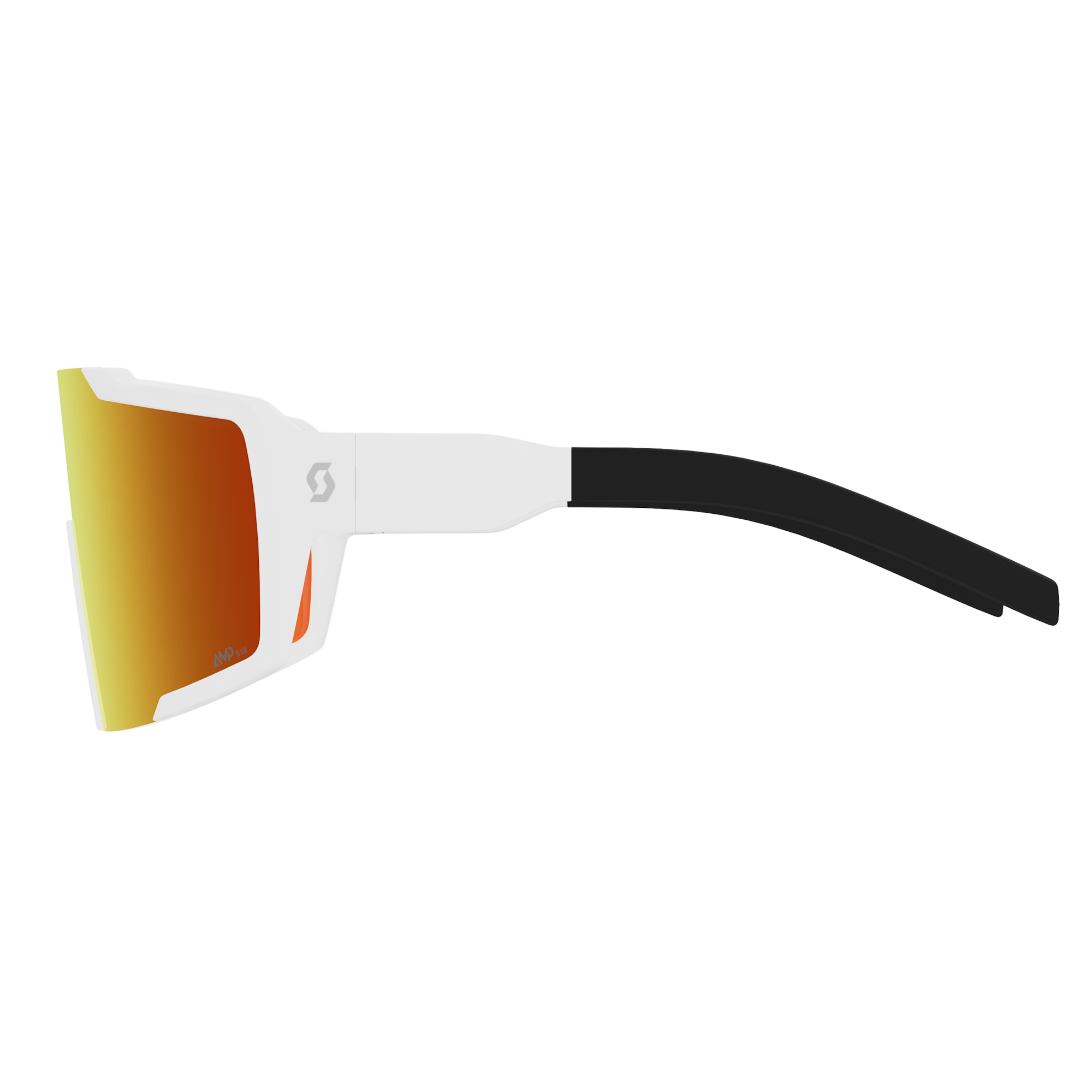 Gafas Scott Shield Compact - White Matt Amp Red Chrome