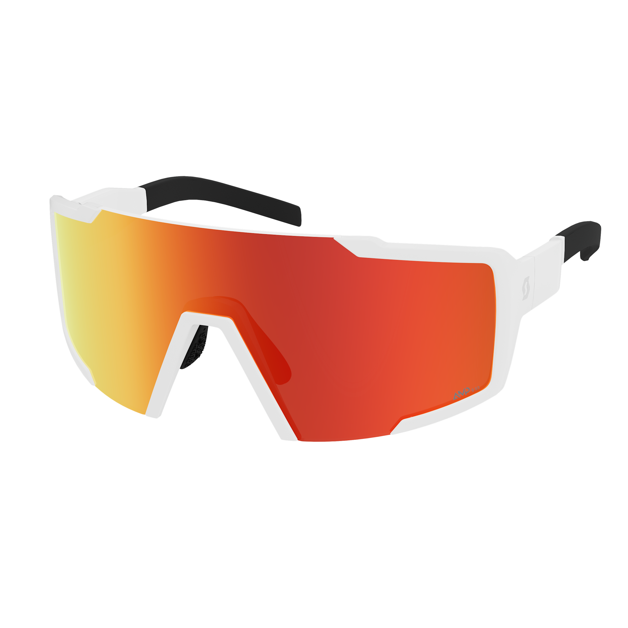Gafas Scott Shield Compact - White Matt Amp Red Chrome