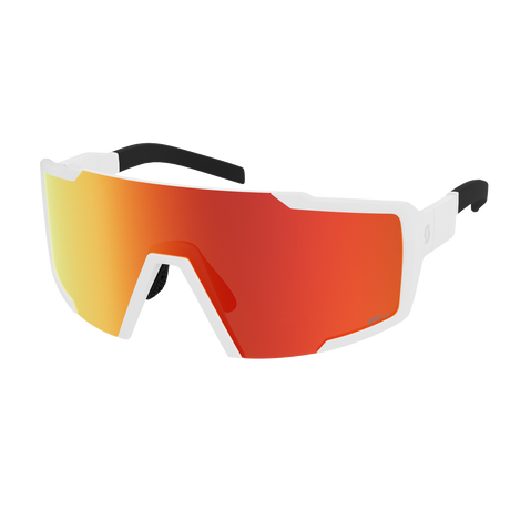 Lunettes Scott Shield Compact - White Matt Amp Red Chrome