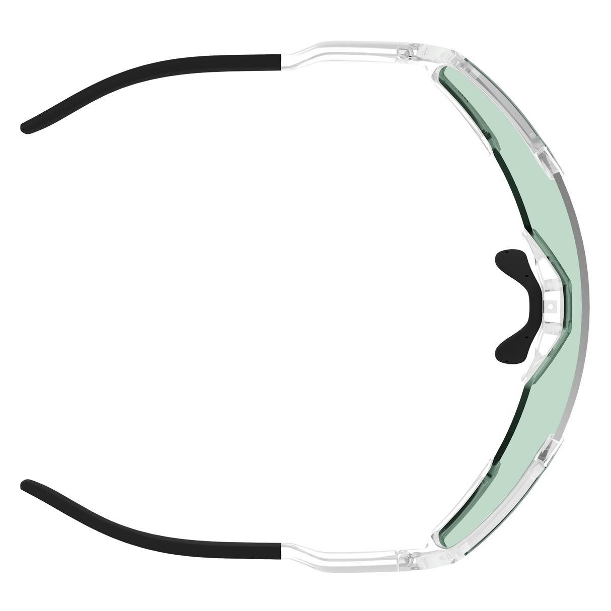 Lunettes Scott Shield - Translucent Amp Green