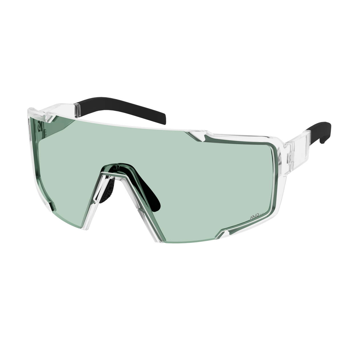 Lunettes Scott Shield - Translucent Amp Green