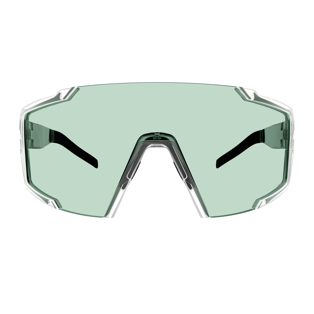 Lunettes Scott Shield - Translucent Amp Green