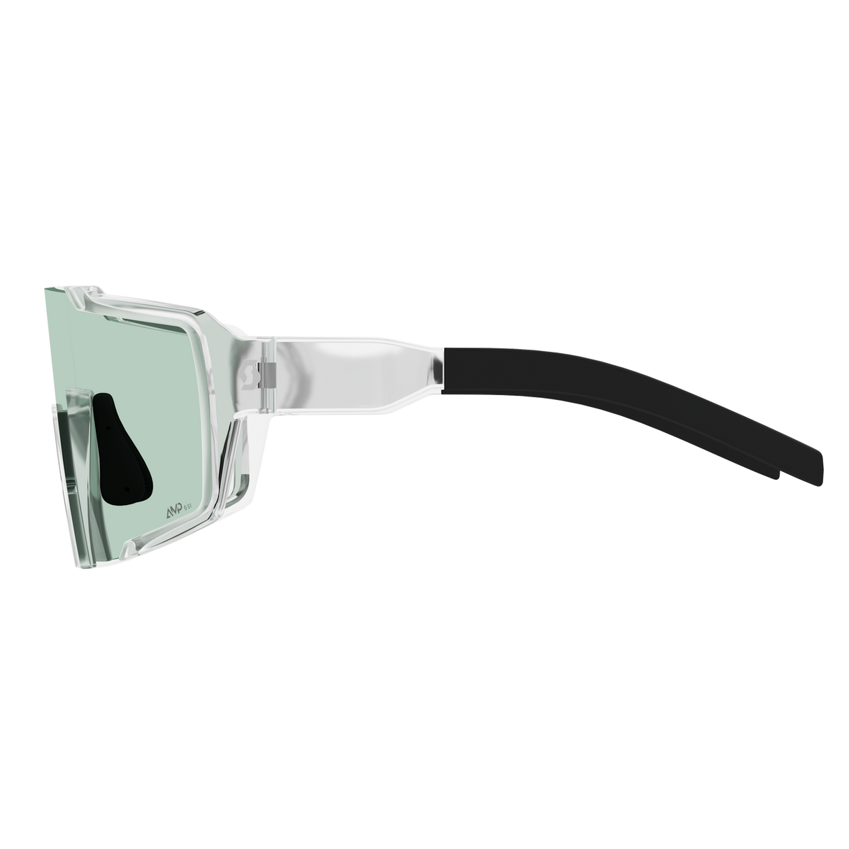 Lunettes Scott Shield - Translucent Amp Green