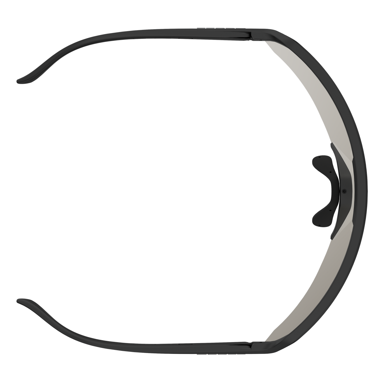 Scott Sport Shield Sunglasses - Black Amp Light Sensitive Chrome