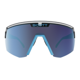Scott Sport Shield Brille - Black Neon Blue Amp Beryl Blue Chrome