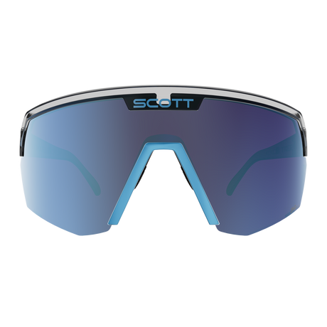 Lunettes Scott Sport Shield - Black Neon Blue Amp Beryl Blue Chrome