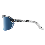 Scott Sport Shield Brille - Black Neon Blue Amp Beryl Blue Chrome