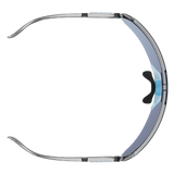 Scott Sport Shield Brille - Black Neon Blue Amp Beryl Blue Chrome