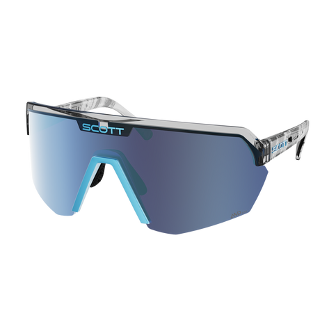 Lunettes Scott Sport Shield - Black Neon Blue Amp Beryl Blue Chrome