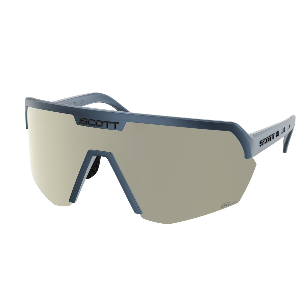 Gafas Scott Sport Shield - Metallic Blue Amp White Chrome