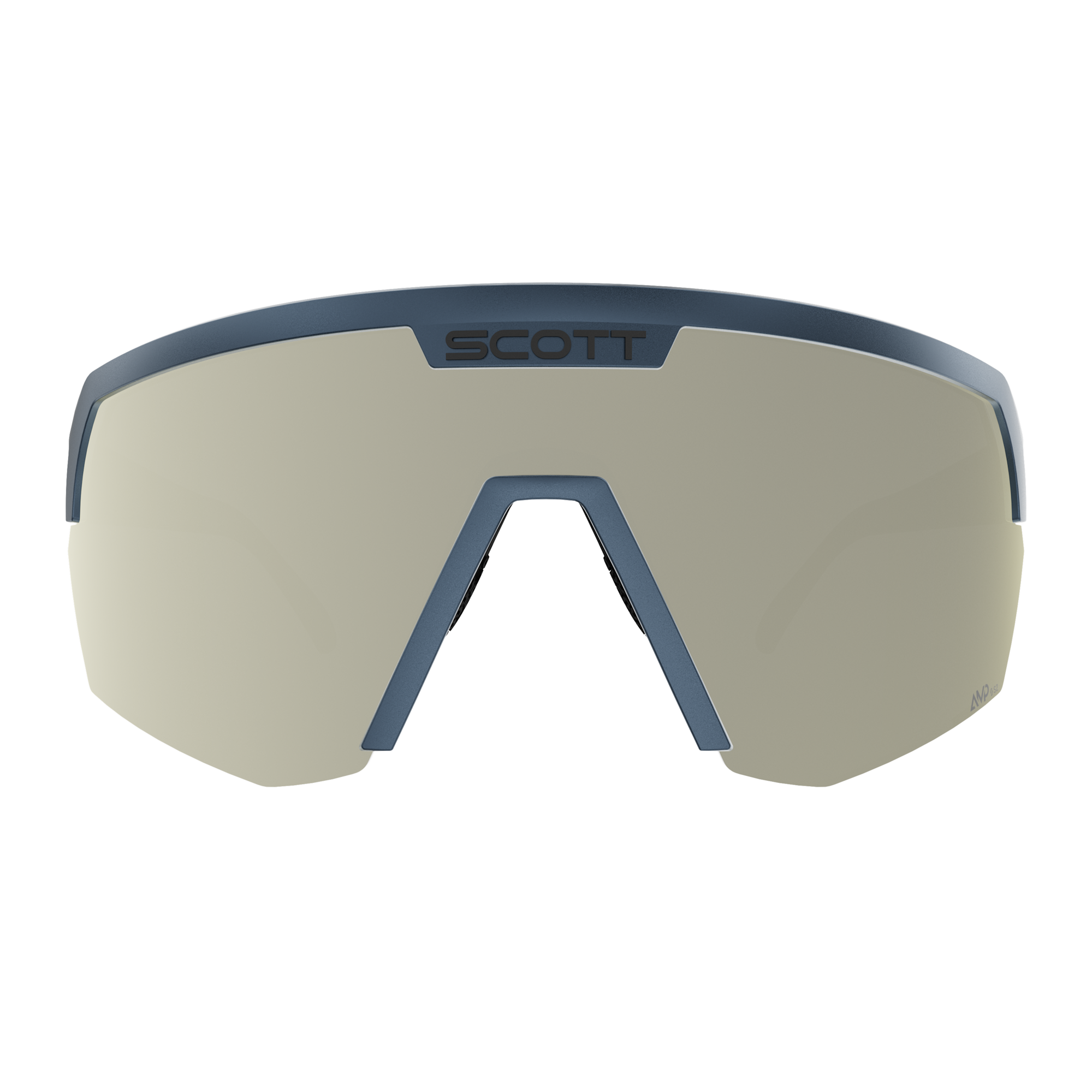 Gafas Scott Sport Shield - Metallic Blue Amp White Chrome