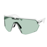 Scott Sport Shield Glasses - Translucent Amp Green