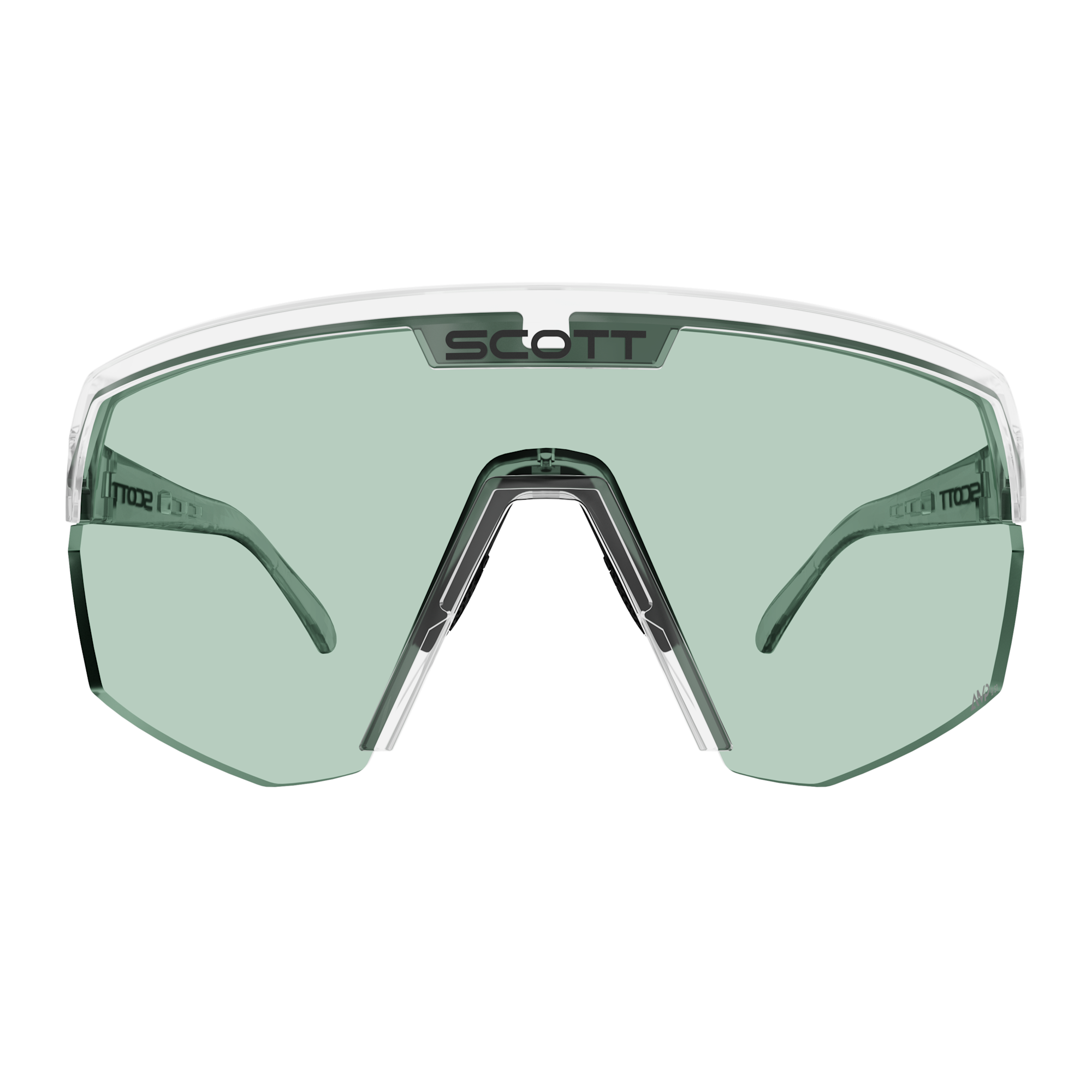 Gafas Scott Sport Shield - Translucent Amp Green
