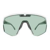 Scott Sport Shield Glasses - Translucent Amp Green