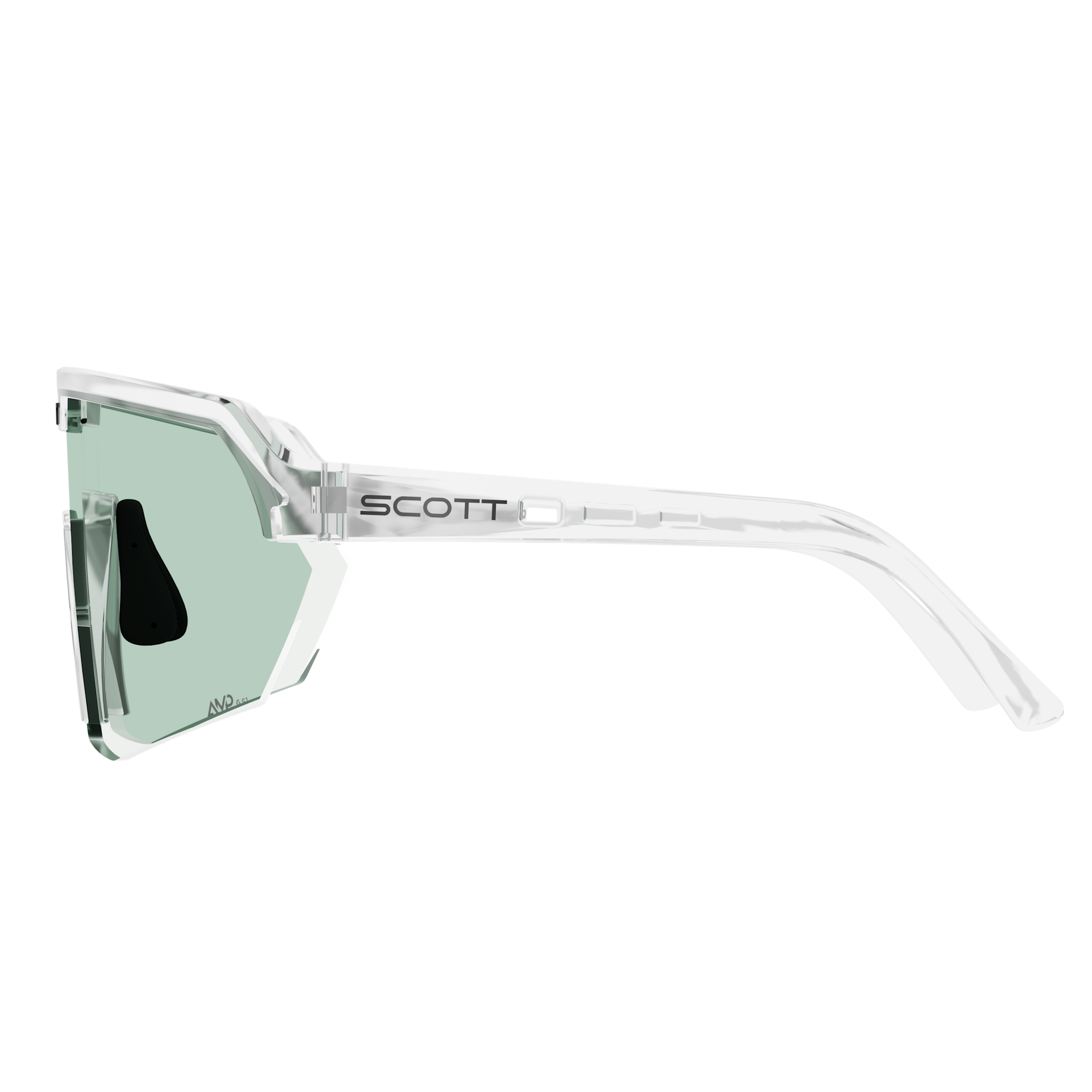 Gafas Scott Sport Shield - Translucent Amp Green