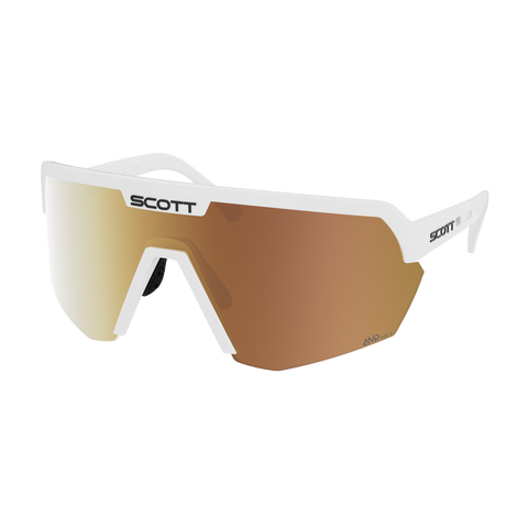 Lunettes Scott Sport Shield - White Amp Light Sensitive Gold Chrome