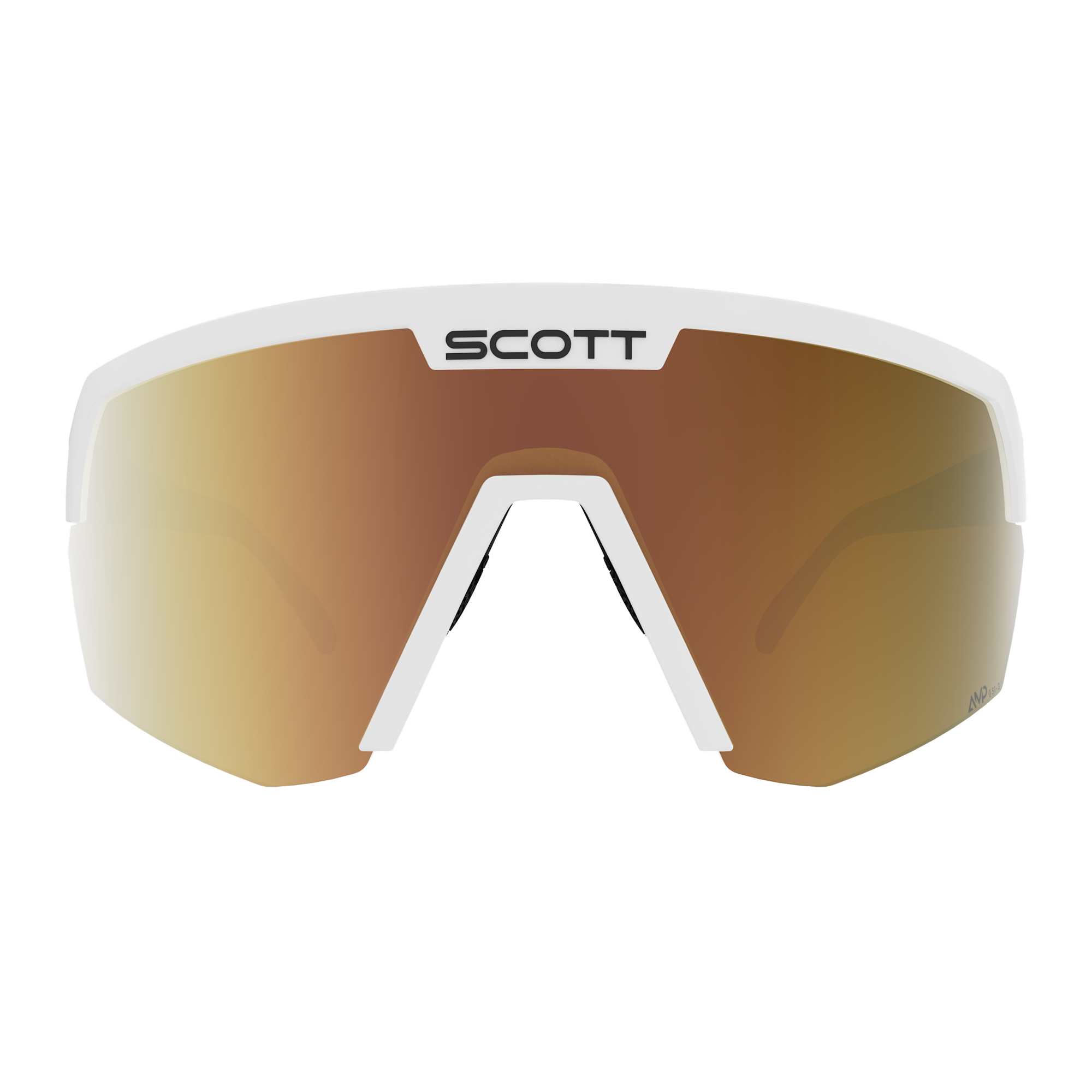 Gafas Scott Sport Shield - White Amp Light Sensitive Gold Chrome