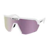 Occhiali Scott Sport Shield - White Matt Amp Lavender Chrome Scott