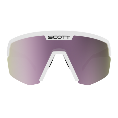Lunettes Scott Sport Shield - White Matt Amp Lavender Chrome