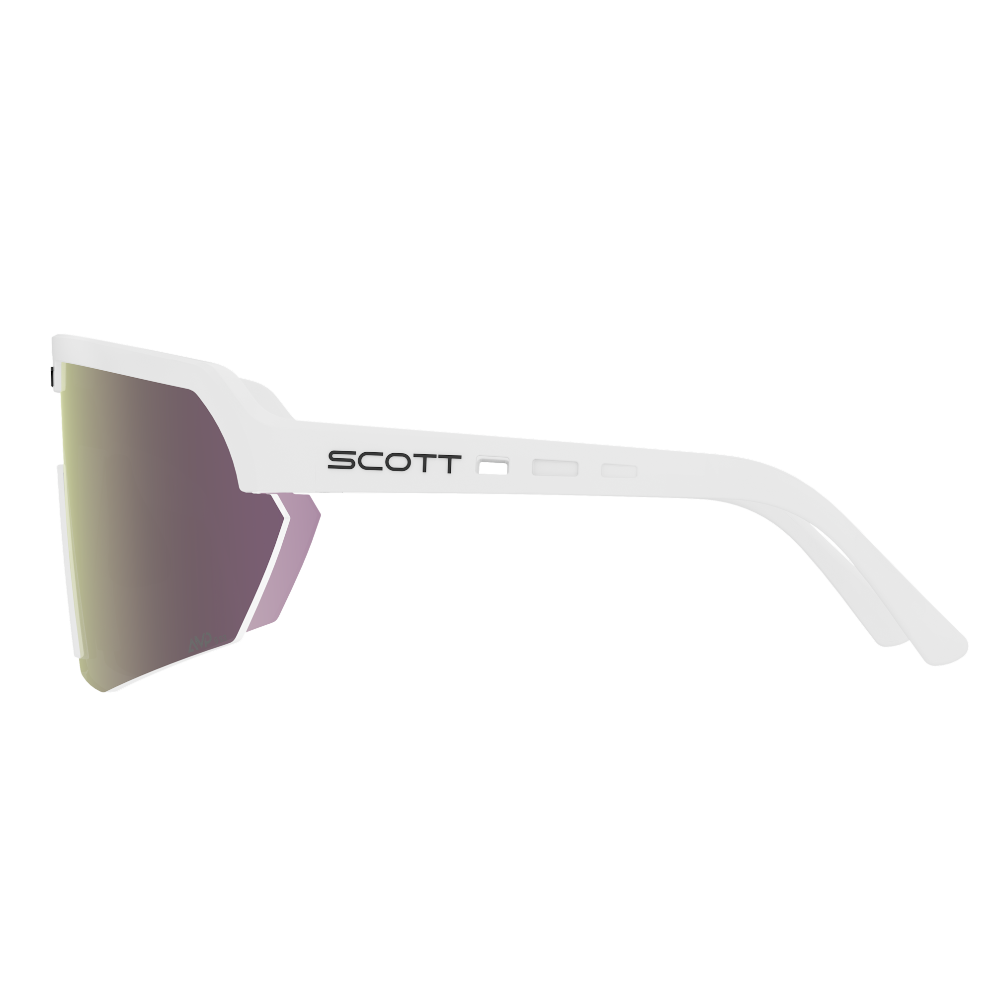 Occhiali Scott Sport Shield - White Matt Amp Lavender Chrome