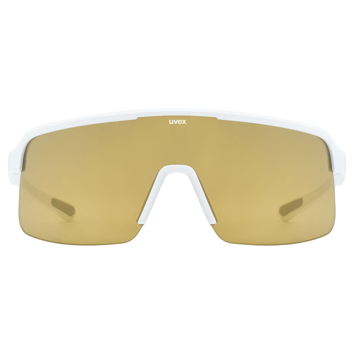Uvex Dyrt Glasses - White Matt Mirror Gold