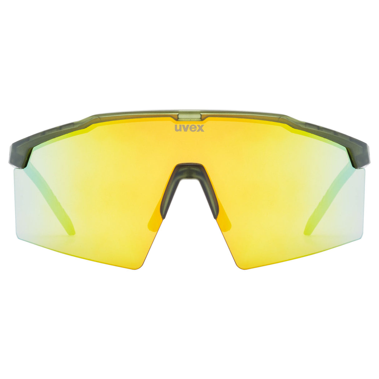 Occhiali Uvex Flowline - Olive Matt Mirror Gold Uvex