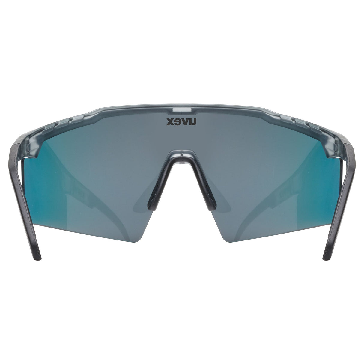 Uvex Flowline Brille - Smoke Matt Mirror Red