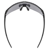 Uvex Pace Stage Brille - Black Matt Mirror Silver