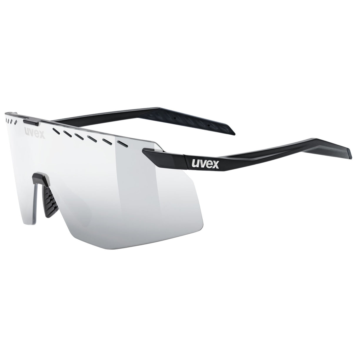 Uvex Pace Stage Brille - Black Matt Mirror Silver