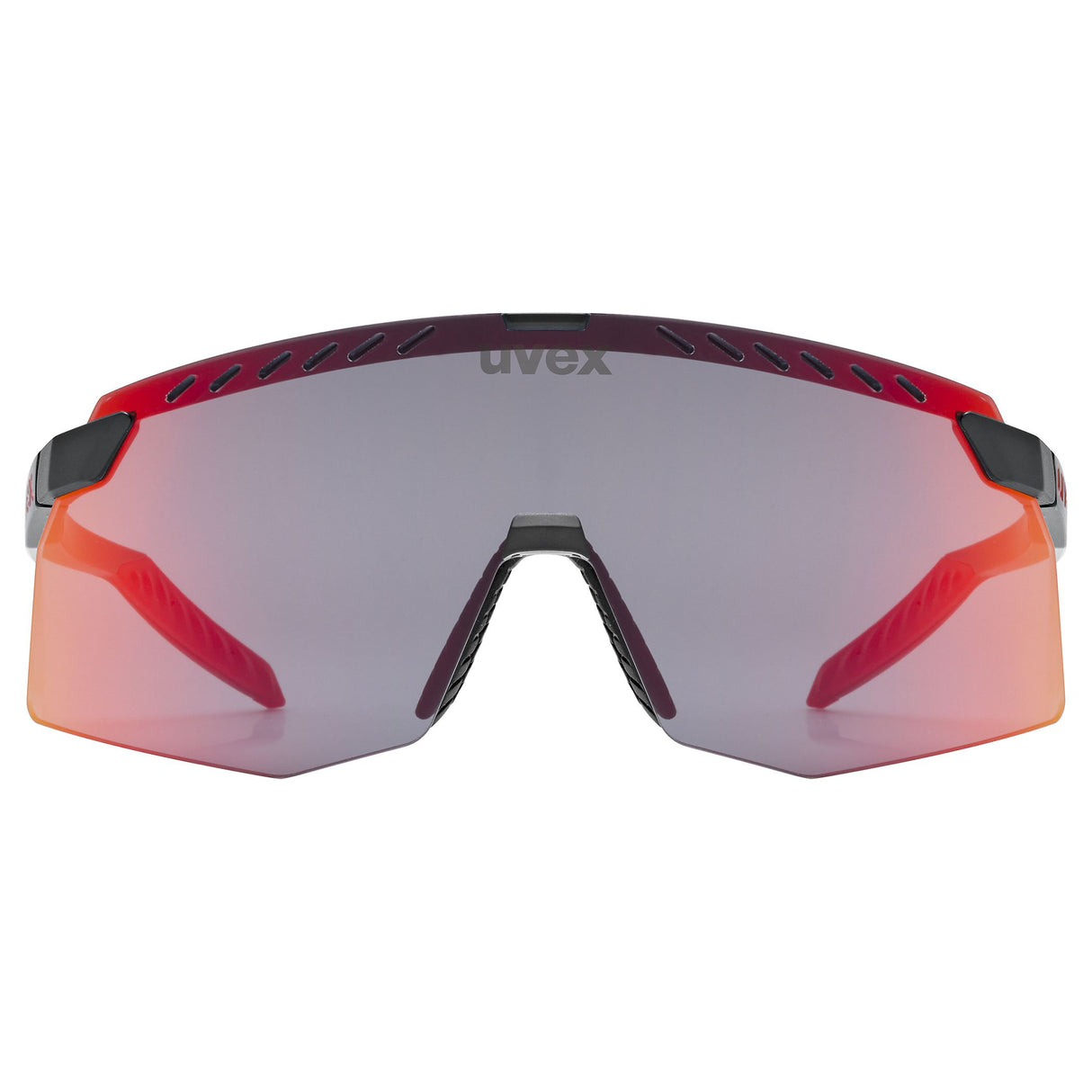 Lunettes Uvex Pace Stage - Black Matte Mirror Red