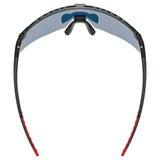 Lunettes Uvex Pace Stage - Black Matte Mirror Red