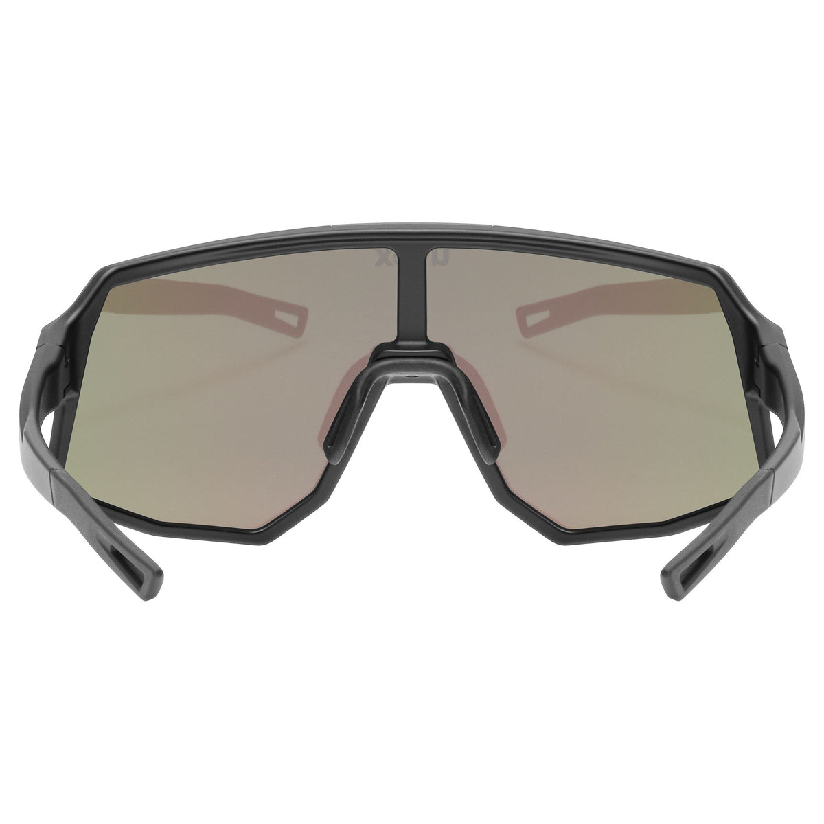 Uvex Sequenze Glasses - Black Matte Mirror Green