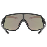 Uvex Sequenze Glasses - Black Matte Mirror Green