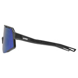 Uvex Sequenze Glasses - Black Matte Mirror Green