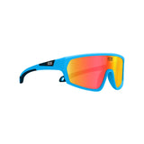 Neon Loop kinder brille - Cyan mirror red
