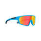 Neon Loop kinder brille - Cyan mirror red