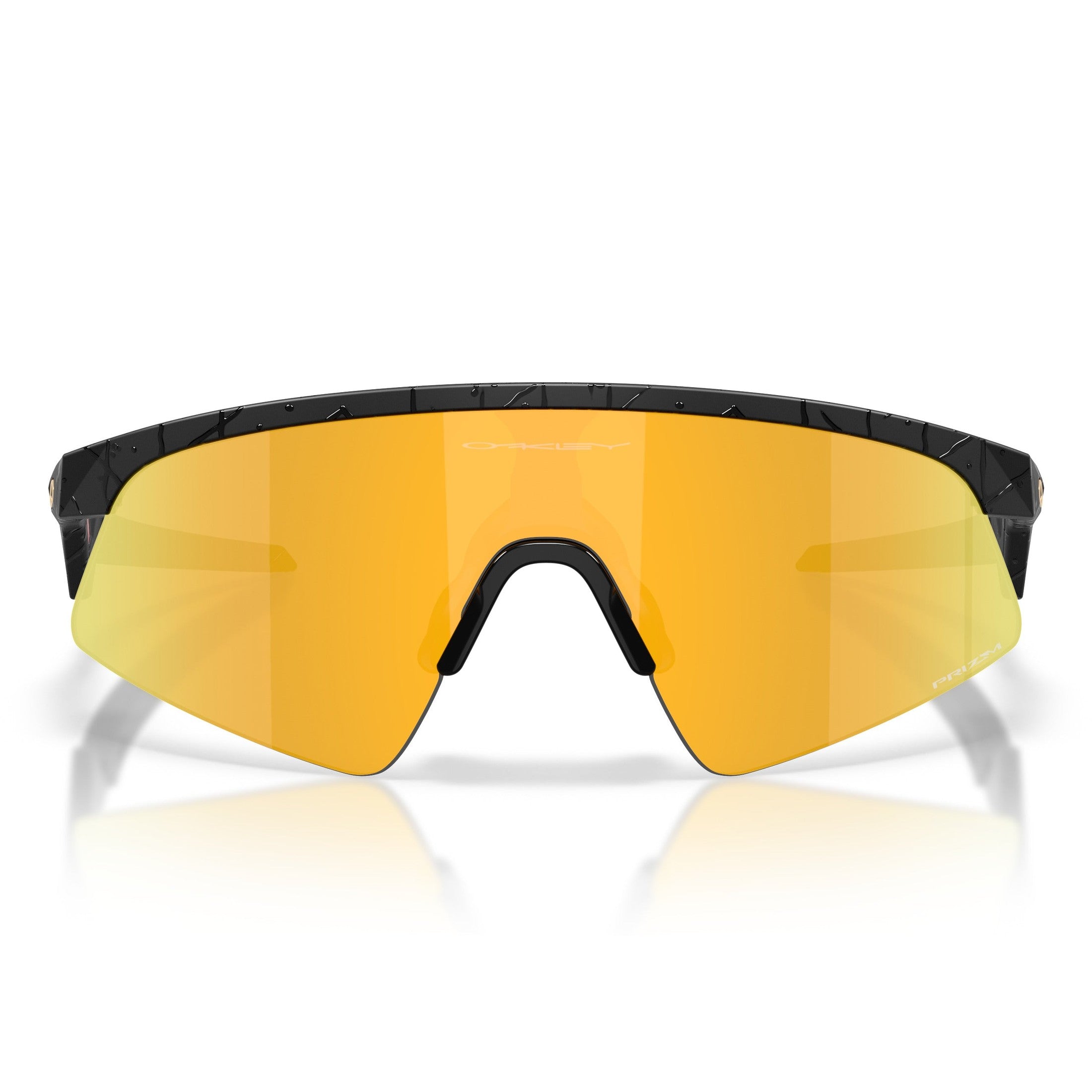 Lunettes enfant Oakley Resistor Sweep Gridiron Collection - Matte Black Splatter Prizm 24K