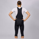 Trägerhose 3/4 Winter-Pissei Primapelle - Schwarz