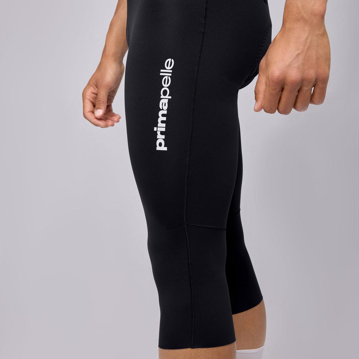 Trägerhose 3/4 Winter-Pissei Primapelle - Schwarz