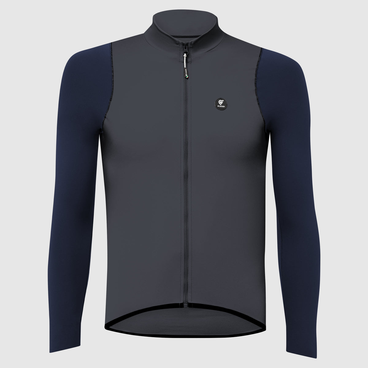 Maglia maniche lunghe Pissei Primapelle Bicolor - Grigio blu