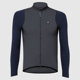 Maglia maniche lunghe Pissei Primapelle Bicolor - Grigio blu