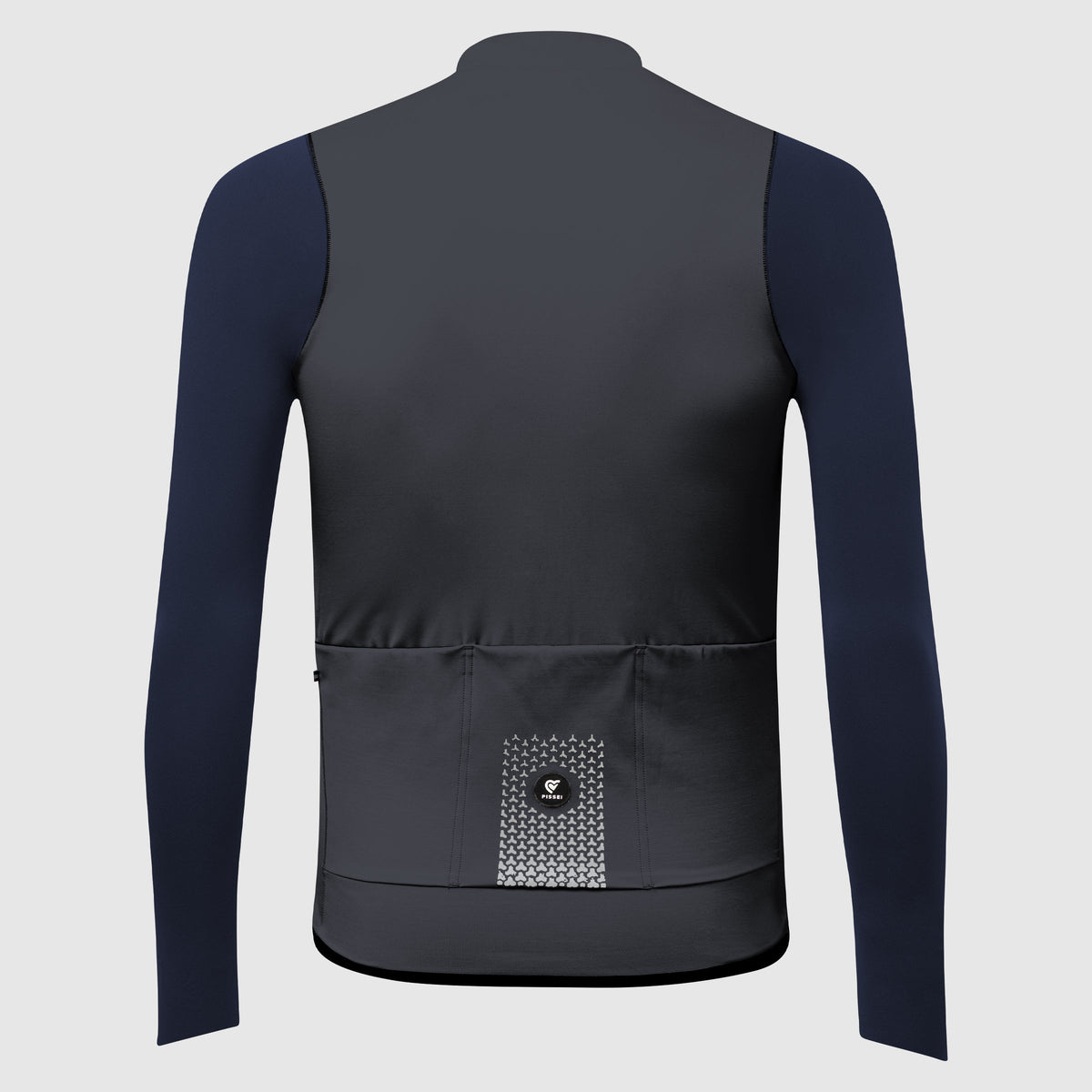 Maglia maniche lunghe Pissei Primapelle Bicolor - Grigio blu