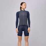 Maglia maniche lunghe Pissei Primapelle Bicolor - Grigio blu